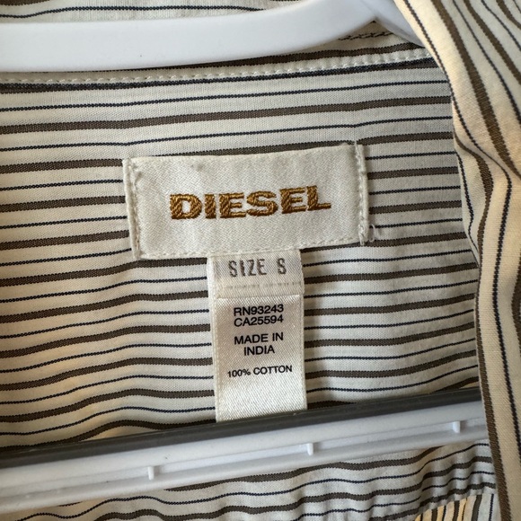 Diesel Striped Button-Up Shirt - Picture 2 of 2